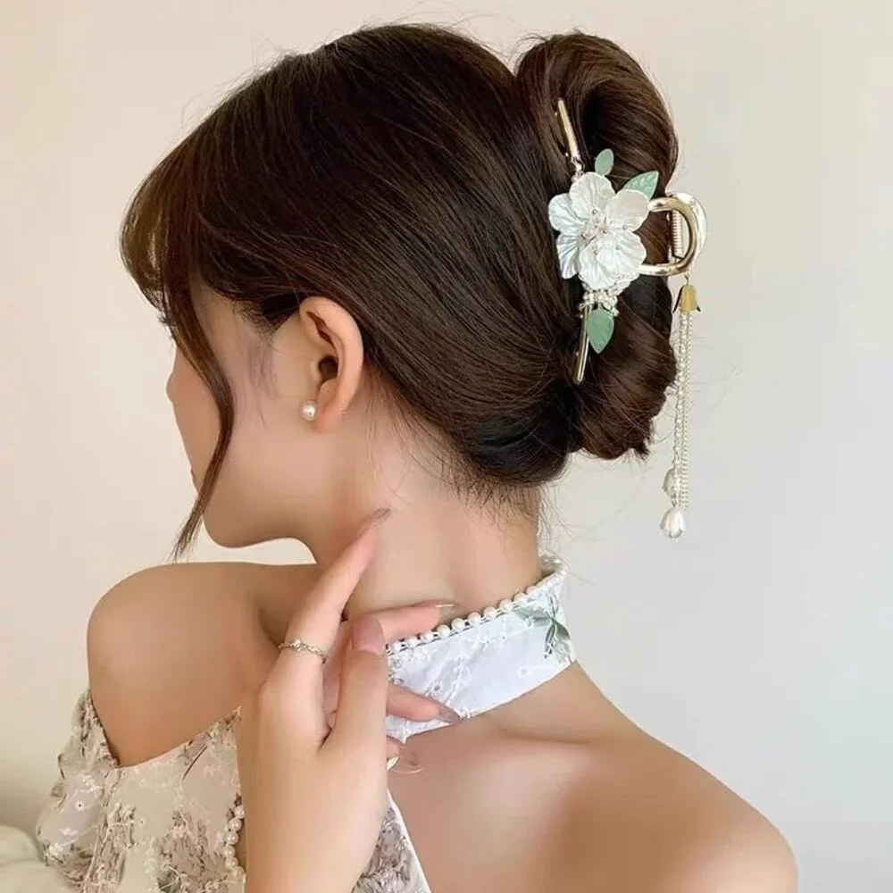 Flower Hair Claw Clip
